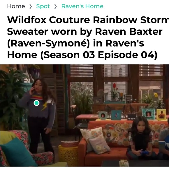 WILDFOX RAINBOW STORM SWEATER - Picture 15 of 15